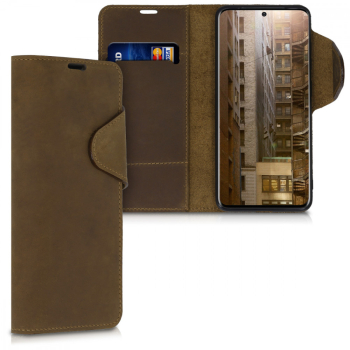 Husa pentru Samsung Galaxy S20 Piele naturala Maro 51445.05 