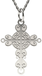 Lantisor cu pandantiv din argint model Cruce crestina 