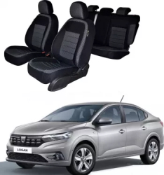 Set Huse auto compatibile Dacia Logan 2020-2024 FRACTIONATA Calitate Premium 