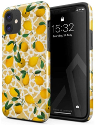 Husa Burga Dual Layer Lemon Juice compatibila cu iPhone 12 / 12 Pro 