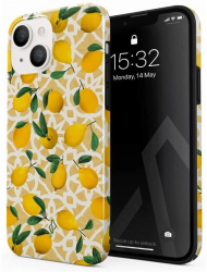Husa Burga Dual Layer Lemon Juice compatibila cu iPhone 13 