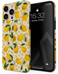 Husa Burga Dual Layer Lemon Juice compatibila cu iPhone 14 Pro Max 
