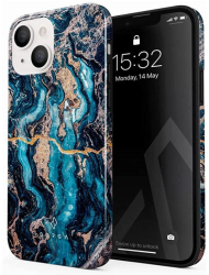 Husa Burga Dual Layer Mystic River compatibila cu iPhone 14 Plus 
