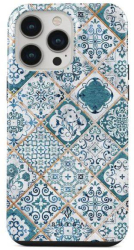 Husa Burga Dual Layer Tropical Oasis compatibila cu iPhone 14 Pro Max