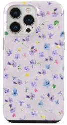 Husa Burga Dual Layer Wildflower compatibila cu iPhone 14 Pro 