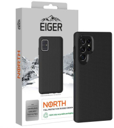 Husa Eiger North Case compatibila cu Samsung Galaxy S22 Ultra Black 
