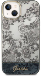 Husa Guess TPU Toile De Jouy compatibila cu iPhone 14 Plus Gri 