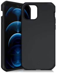 Husa IT Skins Husa Spectrum Solid compatibila cu iPhone 12 Pro Max Black antishock antimicrobial 