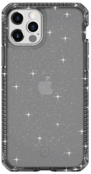 Husa IT Skins Hybrid Spark compatibila cu iPhone 12 Pro Max Smoke antishock antimicrobial 