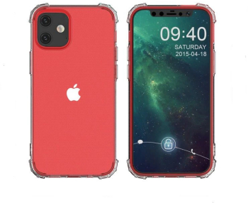 Husa Just Must Shock TPU compatibila cu iPhone 12 Mini Clear 