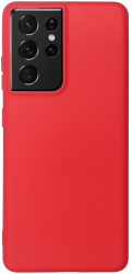 Husa Just Must Silicon Candy compatibila cu Samsung Galaxy S21 Ultra Red