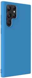 Husa Lemontti Silicon Soft Slim compatibila cu Samsung Galaxy S22 Ultra Dark Blue 