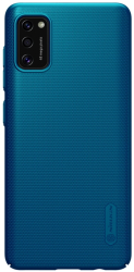 Husa Nillkin Frosted Concave compatibila cu Samsung Galaxy A41 Blue 