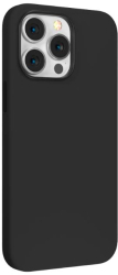 Husa Silicon Devia Nature Series compatibila cu iPhone 14 Pro Black 