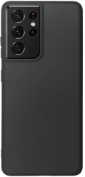Husa de protectie Just Must Silicon Candy pentru Samsung Galaxy S21 Ultra Black 