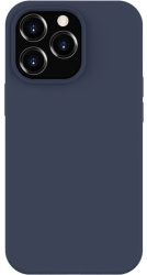 Husa de protectie Lemontti Liquid Silicon pentru iPhone 13 Pro Dark Blue 