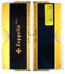 Memorie DDR Zeppelin DDR3 Gaming 16GB frecventa 1600 Mhz (kit 2x 8GB) dual channel kit radiator 