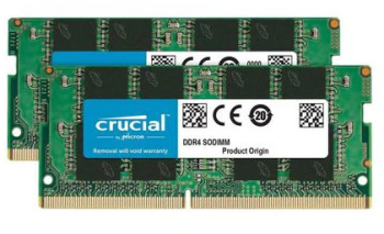 Memorie Laptop Crucial Sodimm 16GB 2x8GB DDR4 3200Mhz 1.2V CL22 CT2K8G4SFRA32A 
