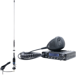 Pachet Statie radio CB PNI ESCORT HP 6500 ASQ RF Gain 4W 12V + Antena CB PNI S75 cu cablu si montura fixa 7-9KM 