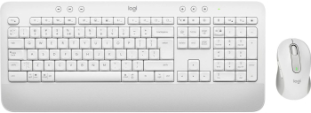 Kit tastatura cu mouse Logitech Signature MK650 Wireless Alb 