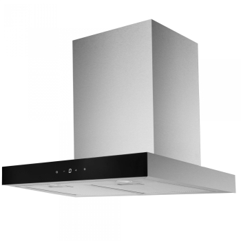 Hota decorativa Samus HS661DGX 1 Motor Latime 60 cm Putere absorbtie 305-589 5 m3/h 9 Trepte de absorbtie Touch Control Inox/Sticla neagra 