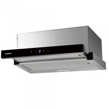 Hota incorporabila Samus HS6032DTGX 1 Motor Latime 60 cm Afisaj Led Putere absorbtie 160-326 m3h 3 Trepte absorbtie Touch Control Inox 