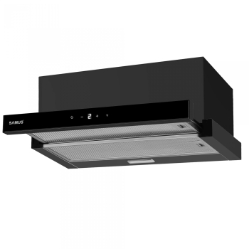 Hota incorporabila Samus HS6032DTGB 1 Motor Latime 60 cm Afisaj Led Putere absorbtie 160-326 m3h 3 Trepte absorbtie Touch Control Negru 