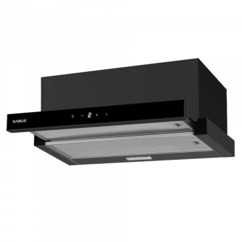 Hota incorporabila Samus HS6061DTGB 1 Motor Latime 60 cm Afisaj Led Putere absorbtie 320-611 m3h 3 Trepte de absorbtie Touch Control 