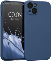 Husa Kwmobile pentru Apple iPhone 13 Silicon Albastru 58954.116 