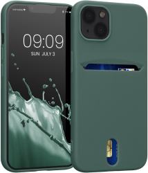 Husa Kwmobile pentru Apple iPhone 13 Silicon Verde 57748.166 