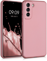 Husa pentru Samsung Galaxy S21 FE Silicon Rose Gold 55485.31 