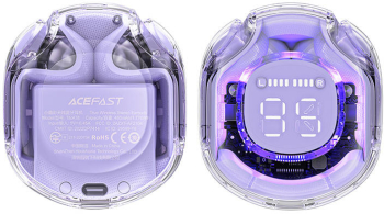 Casti Tws Bluetooth 5.3 Ipx4 violet 
