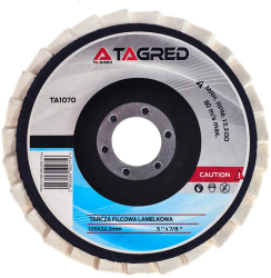 Disc lustruire metal material netesut 125mm TA1070 TAGRED 