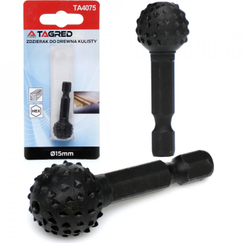 Freza semisferica 15mm bormasina pentru lemn TA4075 TAGRED 