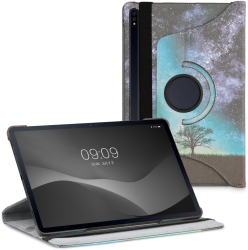 Husa 360° pentru tableta Samsung Galaxy Tab S7 Plus/Galaxy Tab S7 FE Kwmobile Multicolor Piele ecologica 53587.03 