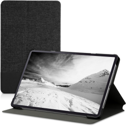 Husa pentru tableta Lenovo Tab P11 Kwmobile Gri/Negru Textil 55710.73 