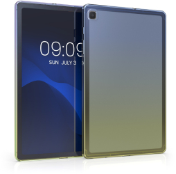 Husa pentru tableta Samsung Galaxy Tab S6 Lite 2022 Kwmobile Albastru/Galben Silicon 52242.04 