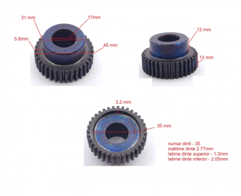 Pinion de schimb pistol impact Modul kd1534 Nr.1093 