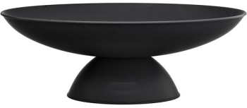 Vatra foc pentru terasa camping Fonta Diametru 760 mm Negru Inaltime 28 cm 
