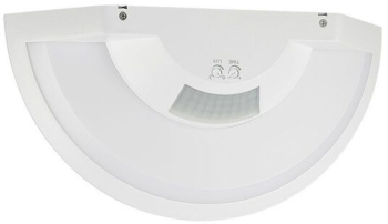 Aplica led cu senzor de lumina si miscare Semi-Rotunda 10 W IP54 900 lm Lumina neutra 4000K diametru 250 mm 