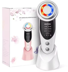 Aparat Pentru Tratament Facial Si Intinerirea Pielii Cristalis Sale &trade 7 in 1 3 Viteze Profesional Anti Rid Masaj Facial Mezotera 