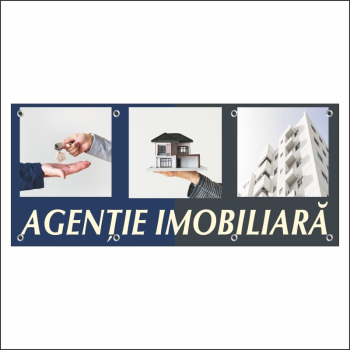Banner MEDIA Agentie imobiliara model 2 300 x 120 cm 