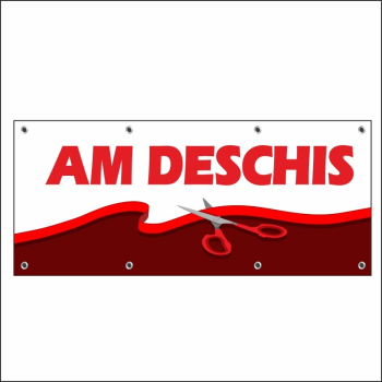 Banner MEDIA Am deschis model 1 150 x 60 cm 