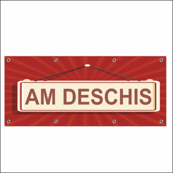 Banner MEDIA Am deschis model 2 200 x 80 cm 