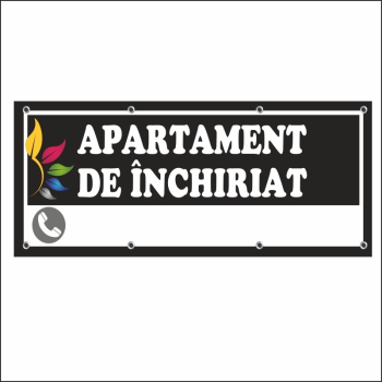 Banner MEDIA Apartament de inchiriat model 1 150 x 60 cm 