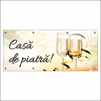 Banner MEDIA Casa de piatra model 2 250 x 100 cm 