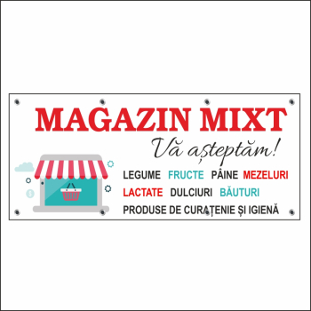 Banner MEDIA Magazin mixt model 2 250 x 100 cm 