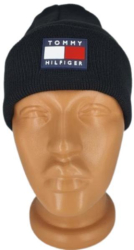 Caciula neagra Tommy Hilfiger unisex 