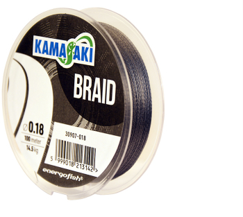 Fir Kamasaki Braid Grey Lungime 100m Diametru 0.20 mm Rezistenta 19.5 Kg 