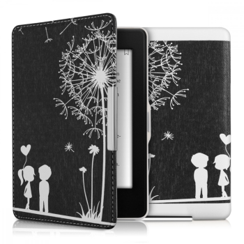 Husa pentru Kindle Paperwhite 7 Piele ecologica Negru 23136.17 